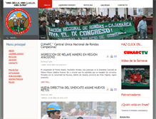 Tablet Screenshot of cunarcperu.org